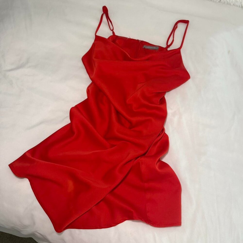 Urban outfitters women’s medium Red satin dress ❤️